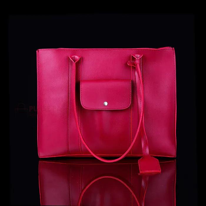 3-Piece PU Leather Handbag Set for Girls (Tote, Crossbody, Clutch - Image 5