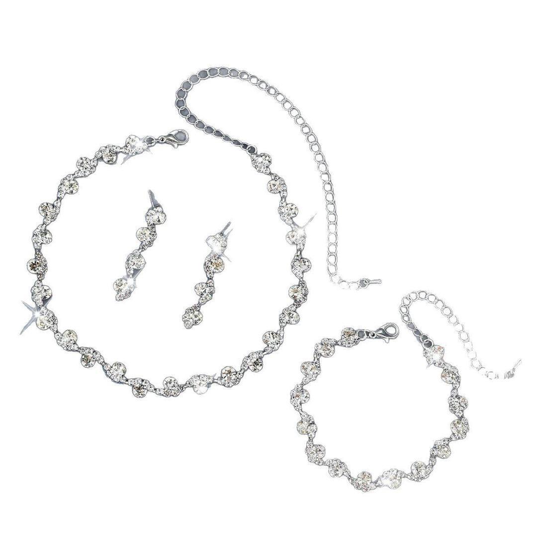 Southeast Asian Elegant Necklace & Earrings Set – Evening Party Jewelry - Image 5